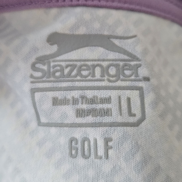 Slazenger Ladies Golf Shirt, V-neck, sleeveless, multicolor size is L - Picture 5 of 6